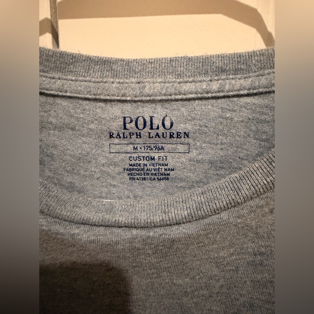RALPH LAUREN - Blue Long Sleeve Shirt - Men’s Size Medium - Picture 3 of 4